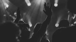 Worship with raised hands